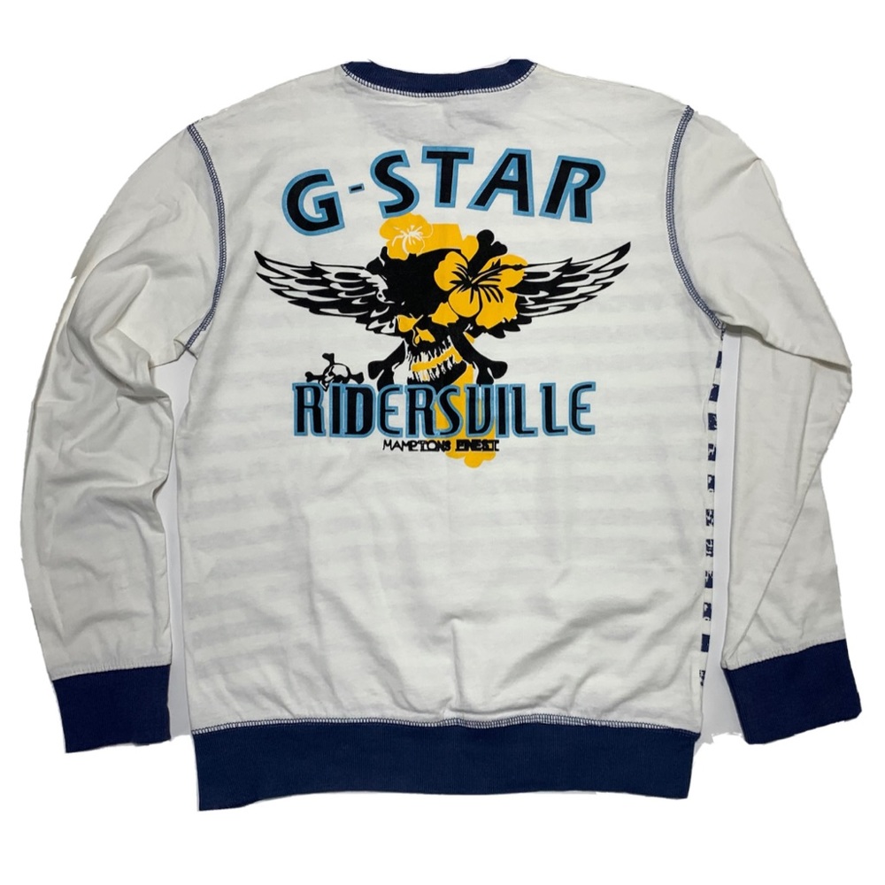 G-Star Raw Originals Denim Sweater Womens L Ridersville